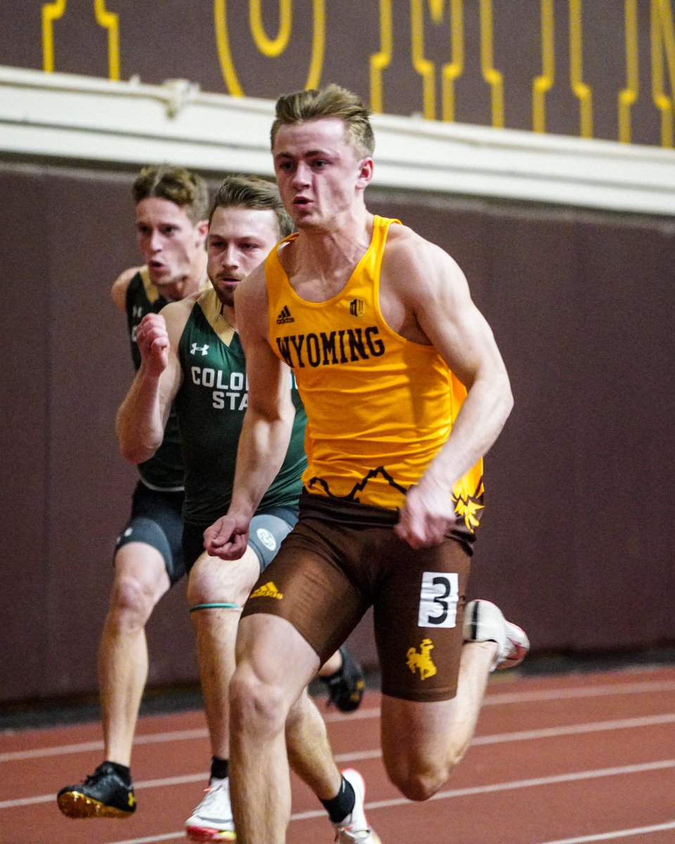 wyo_track's tweet photo. Carter Wilkerson wins his first race as a Cowboy taking the 55M dash at 6.38! https://t.co/i9RojiGQt6