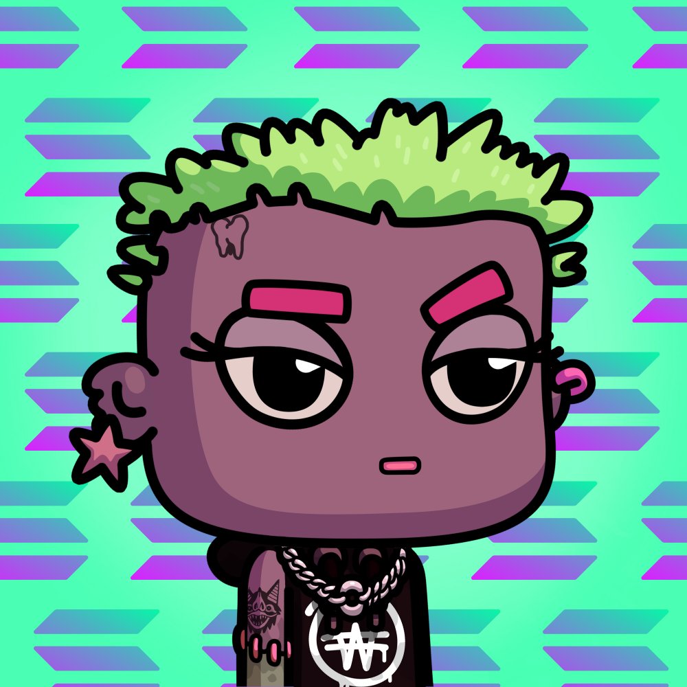 Rags2Rickys's tweet photo. @WasteLanderzNFT not long minted these 2 little bad boys! Can anyone tell me if there are any significants in the little design features such as tattoos, clothes, etc? https://t.co/GIMXYyEWY0
