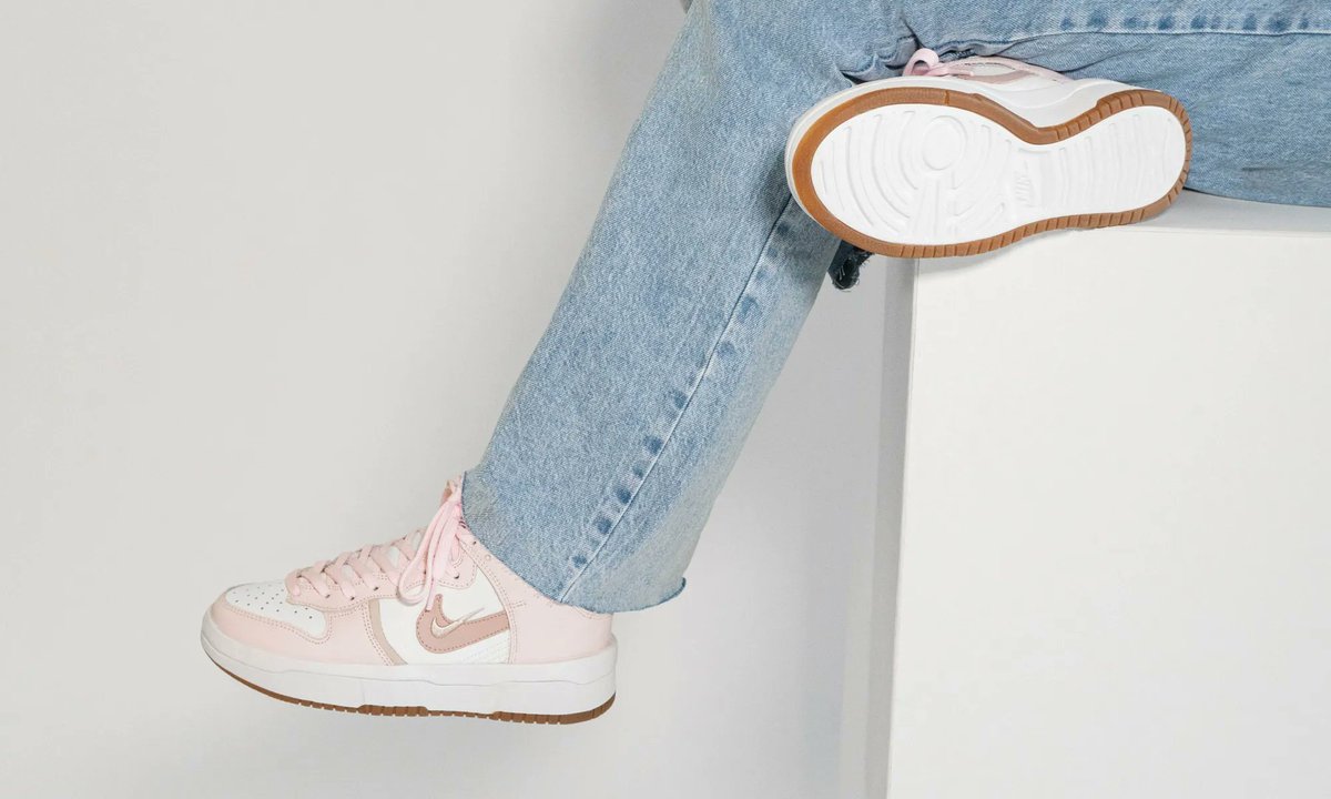 ICYMI, the W Nike Dunk High Rebel \