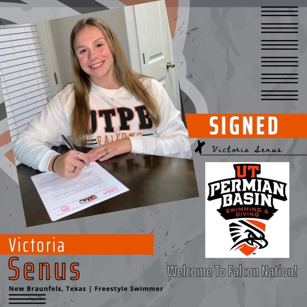 CanyonHS_ABC's tweet photo. Officially COMMITTED! Congratulations Victoria on Your Signing With UT Permian Basin! #CougarNationProud 🙌🏻 🐾 🏊‍♀️ @CanyonSwimming @DavissonDustin @CoachTBush @canyonhscougars https://t.co/D1kTybRip0