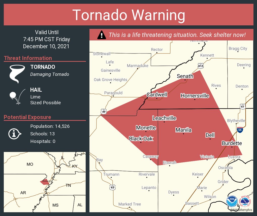 NWS Tornado on Twitter "Tornado Warning continues for Manila AR