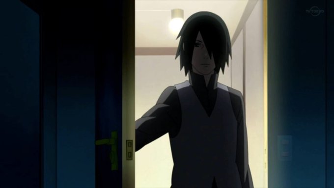 saradaculture's tweet photo. Sasuke is a great dad to Sarada❤️ https://t.co/h9rIQYwd7A
