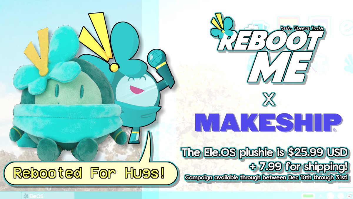 TheJakeneutron's tweet photo. The plushie is $25.99 USD + 7.99 for shipping. And the campaign lasts the rest of December! So scoop em up this month!
https://t.co/Vaodq61Mue https://t.co/ku2vCOV09z
