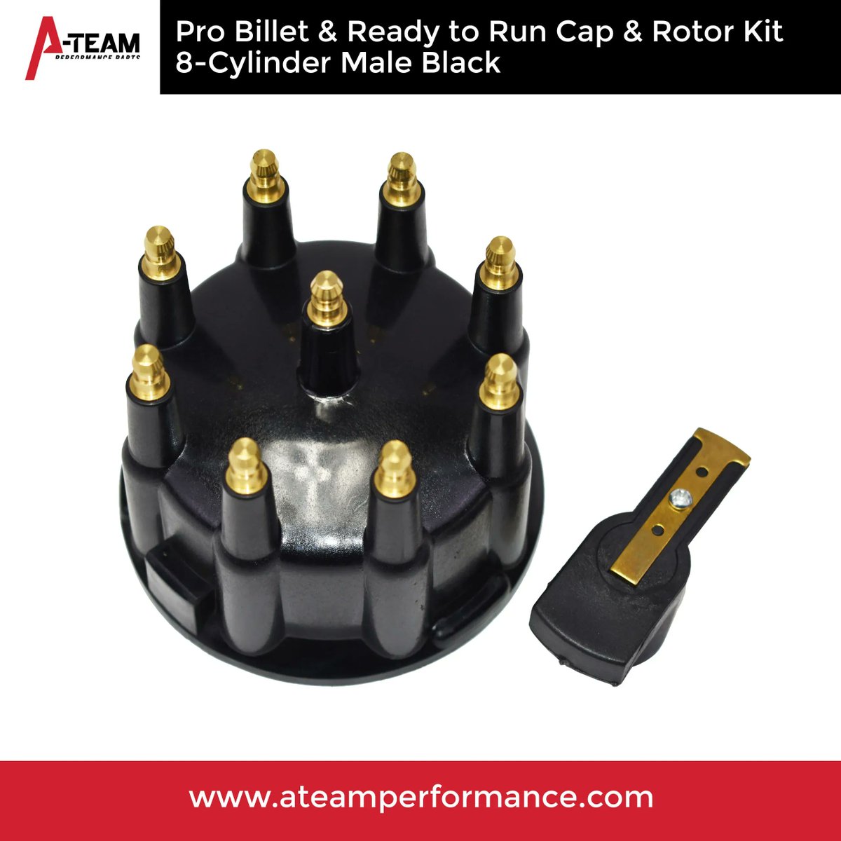 ateamperforman1's tweet image. HOT PRODUCT OF THE DAY!!! 🔥 🔥 🔥

A-Team Performance Pro Billet &amp;amp; Ready to Run Cap &amp;amp; Rotor Kit 8-Cylinder Male Black

Click here to buy: ateamperformance.com/product/cr6971…

#distributorcap #readytorun #classicsdaily #SWPP #carrestoration #autoparts #replacementparts #performanceparts