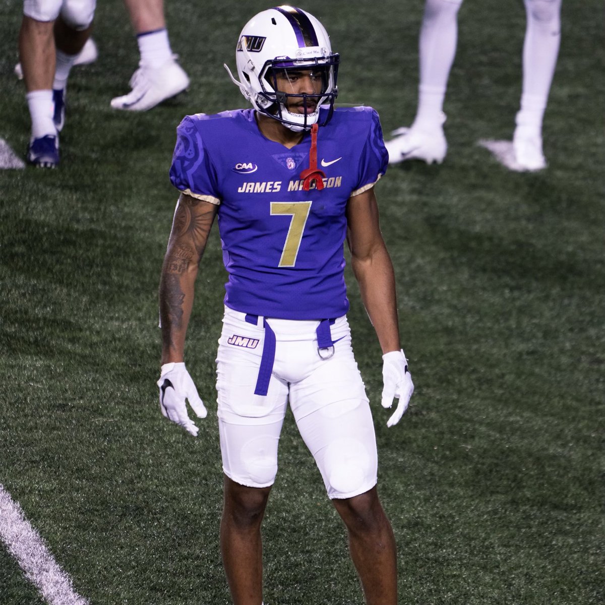 DominicJuan's tweet photo. #7 Antwane Wells (JMU) wearing that #7 with power and strength!
Represent!! https://t.co/EptSxkq0sM
