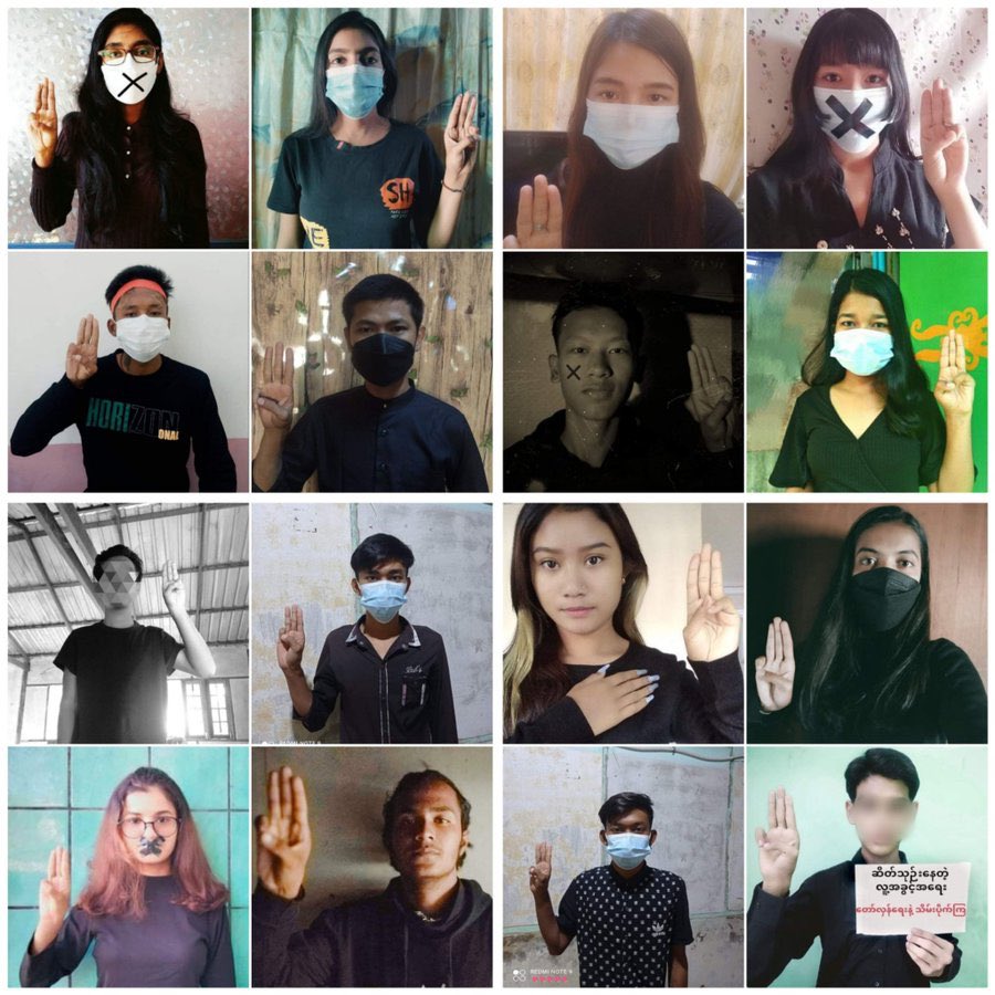 brightyamin's tweet photo. Images of participation in #SilentStrike &amp; #BlackCampaign by multi-religious youths in Mandalay against the military junta on December 10.

#CrimesAgainstHumanity 
#Dec11Coup
#WhatsHappeningInMyanmar https://t.co/LvqHevsZ6M