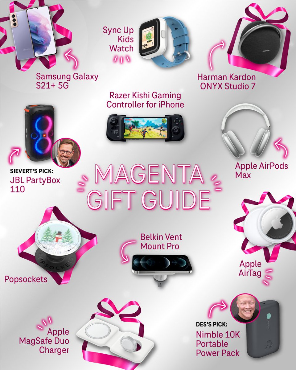 .<a href="/TMobile/">T-Mobile</a> has your wishlist covered 😏 #MyMagentaList #TeamMagenta