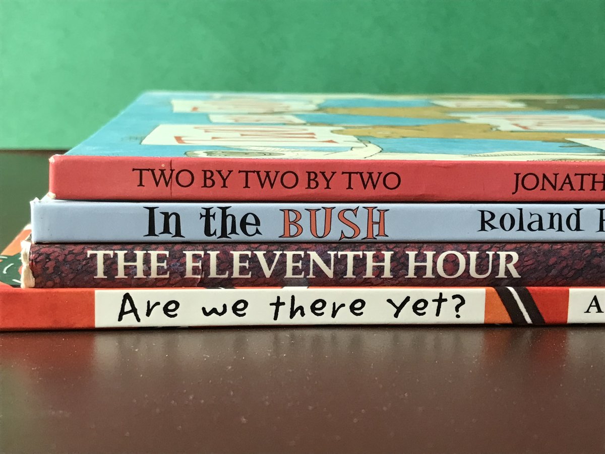 YLcreate's tweet photo. Joining in with @RamonaofJersey @debratidball @unwin_shelly picture book spine poetry - such a fun idea.
Here are my 'spine poems' for the bushwalkers and booklovers out there! #aussiebush #kidlit #picturebooks #childrensbooks https://t.co/YC0cz31EOc