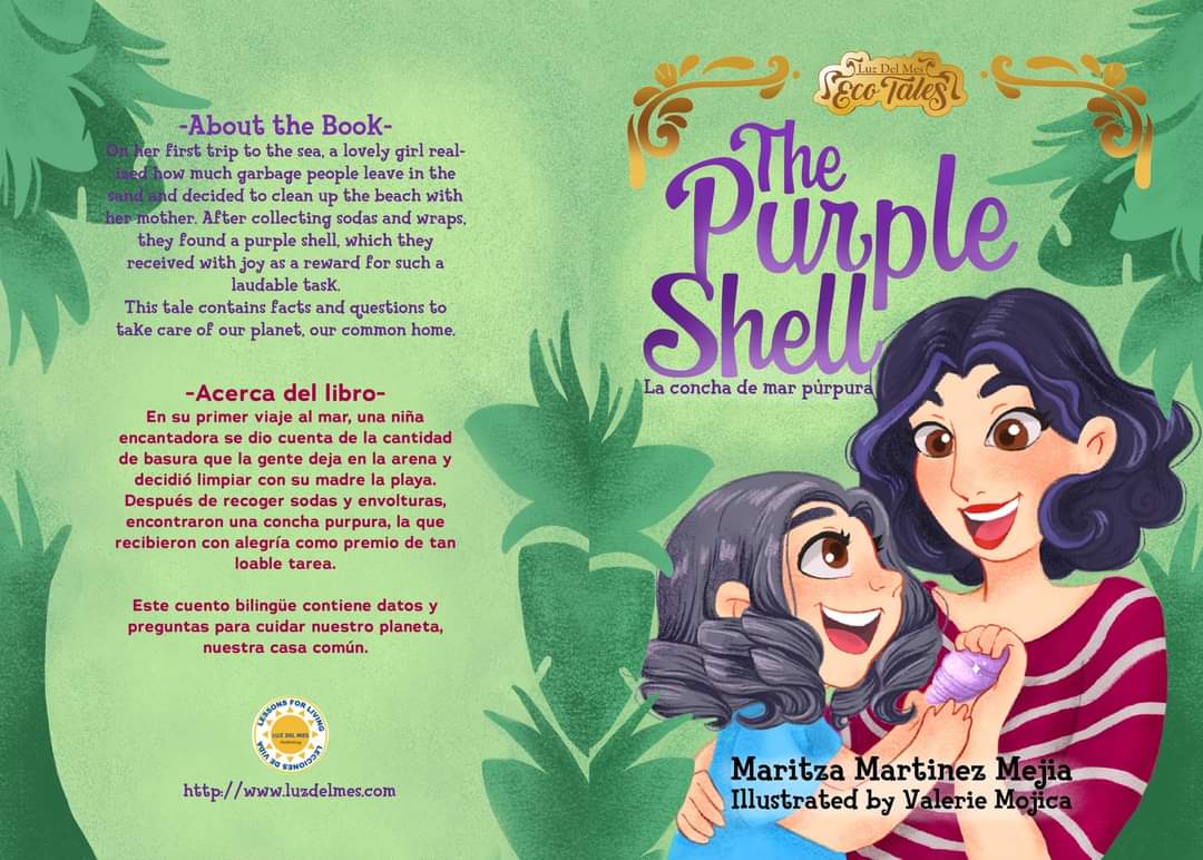 luzdelmes's tweet photo. SPECIAL RELEASE 12/12/2021
The Purple Shell invites us to become ecologically aware to protect the beaches.
La concha de mar púrpura nos invita a tomar consciencia ecológica para proteger las playas.
Cover designed by @ViViMoji
#ThePurpleShell #Laconchademarpúrpura #LuzDelMes✨ https://t.co/GmdModrzbi