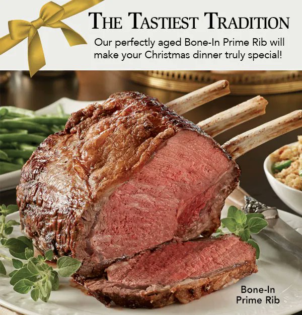 TheTenderFilet's tweet image. Go big for Christmas dinner - our Bone-in Prime Rib will earn raves.
Shop now: buff.ly/2RDPjWq