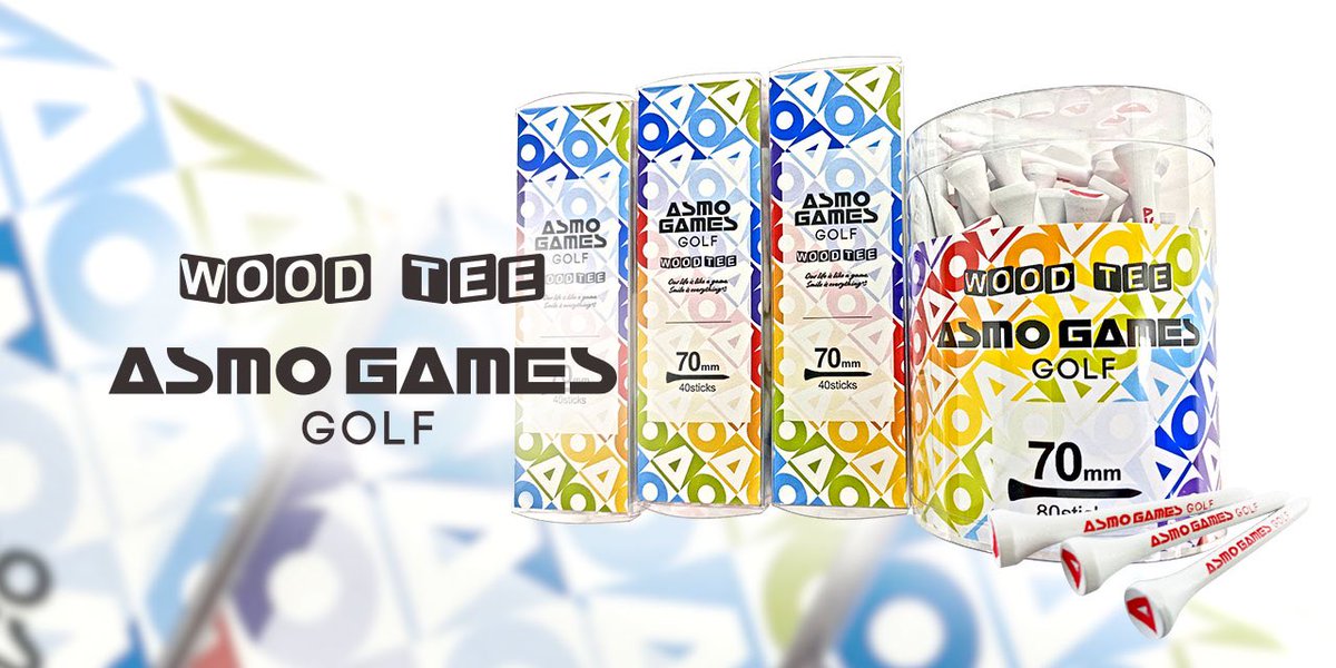 asmogames's tweet photo. 本日は AGウッドティのご紹介です。

80本入りと40本入りの2種類選択いただけますー

①70mmロングティ 80本入のレギュラーパッケージ
https://t.co/dMWl8nihQv

②70mmロングティ 40本入のハーフサイズパッケージ

https://t.co/fXOx3ujBMJ

#ゴルフ
#ウッドティ
#プレゼント https://t.co/idKgPz8aZB