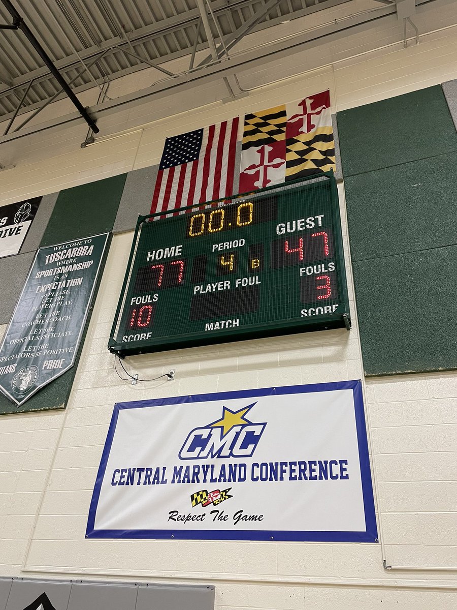 Final score! Titans Varsity Boys Basketball with their first home game win. Great teamwork from both teams <a href="/knightsbball/">MHS Basketball</a>