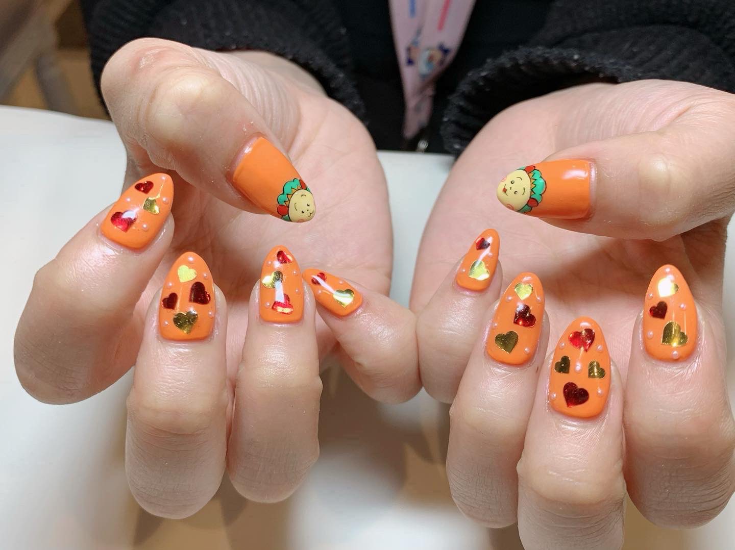 Tokio Nail Tokionail 新宿御苑前 新宿 駅近 ネイルサロン 手書きアート キャラネイル イベントネイル Nail 痛ネイル モチーフネイル 冬ネイル オレンジネイル コジコジネイル コジコジ ハートネイル T Co Jqo6g9eedm Twitter
