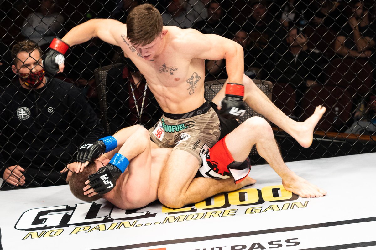 LFAfighting's tweet photo. #LFA120 Results: #MitchMcKee def. Frank Posko via #TKO (Ground n' Pound) at 0:28 of Round 2.

@ShellsDotCom
@Drink9mm
@KoiCBD
@bonspeedWheels
@ManSeeksAdventr
@GLCDirect2000
@HowlerHead
@MysticLake
@UFCFightPass https://t.co/xU1f27CNbU