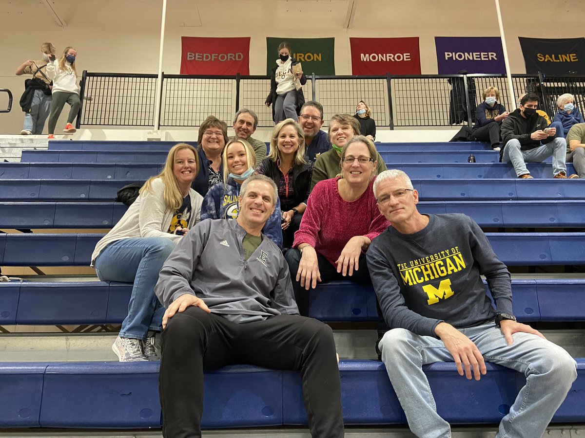 This is what it’s all about. Relationships. Former Hornet parents all back in the stands together to support the team for a big game. Players may graduate, but we are all family for life. ❤️

Fiercely United.