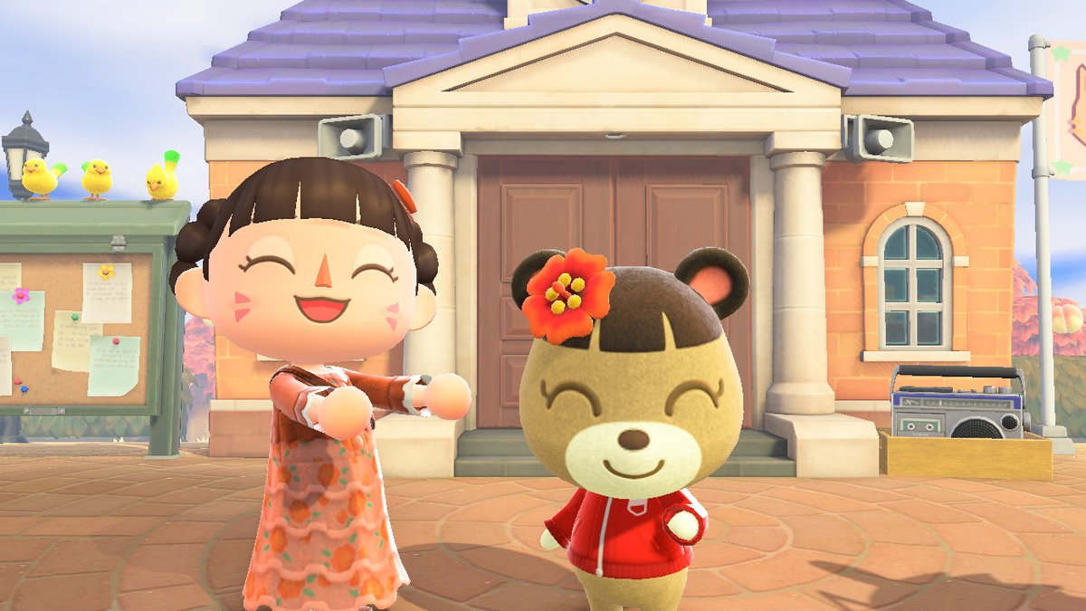 cyn_dere's tweet photo. Harriet taught me how to match with Julia! #AnimalCrossing #ACNH #NintendoSwitch https://t.co/toNSINqyU8