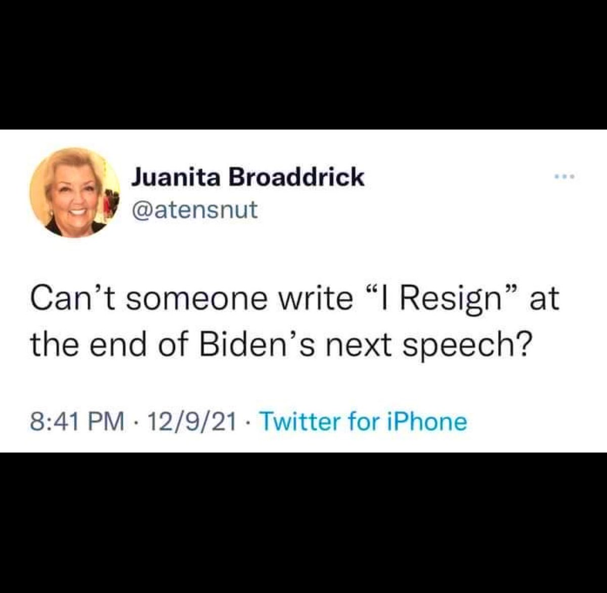 SebGorka's tweet photo. Or how about 

“Let’s Go Brandon?” https://t.co/kdF3lbEBYK