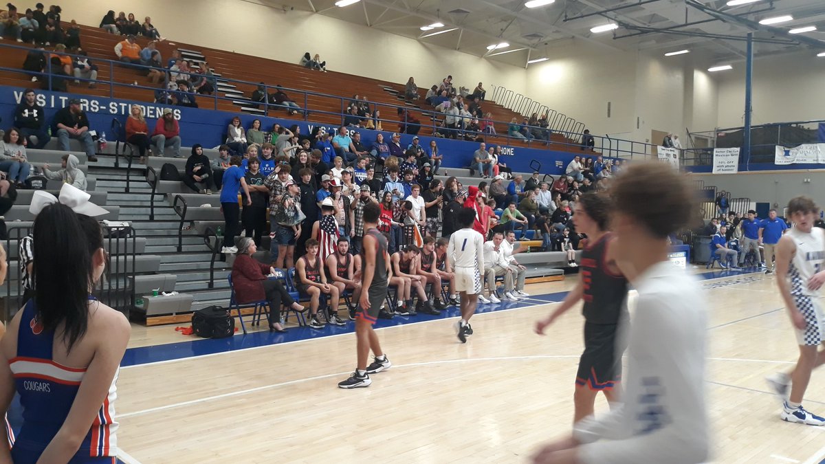 I think there are more Campbell County fans here than Karns at Karns.

Student sections are about the same. Really cool to see such a big student section for Campbell County for a road game an hour away.

There were definitely more Campbell County fans than West fans at West.
