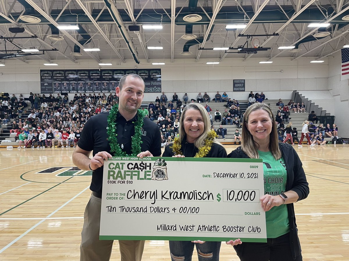 #CatCash winners have been announced!!!! Congrats to all who won!! 🥳🥳🥳.                                             THANK YOU, THANK YOU, THANK YOU to everyone who donated to #CatCash this year and who continue to support Millard West!