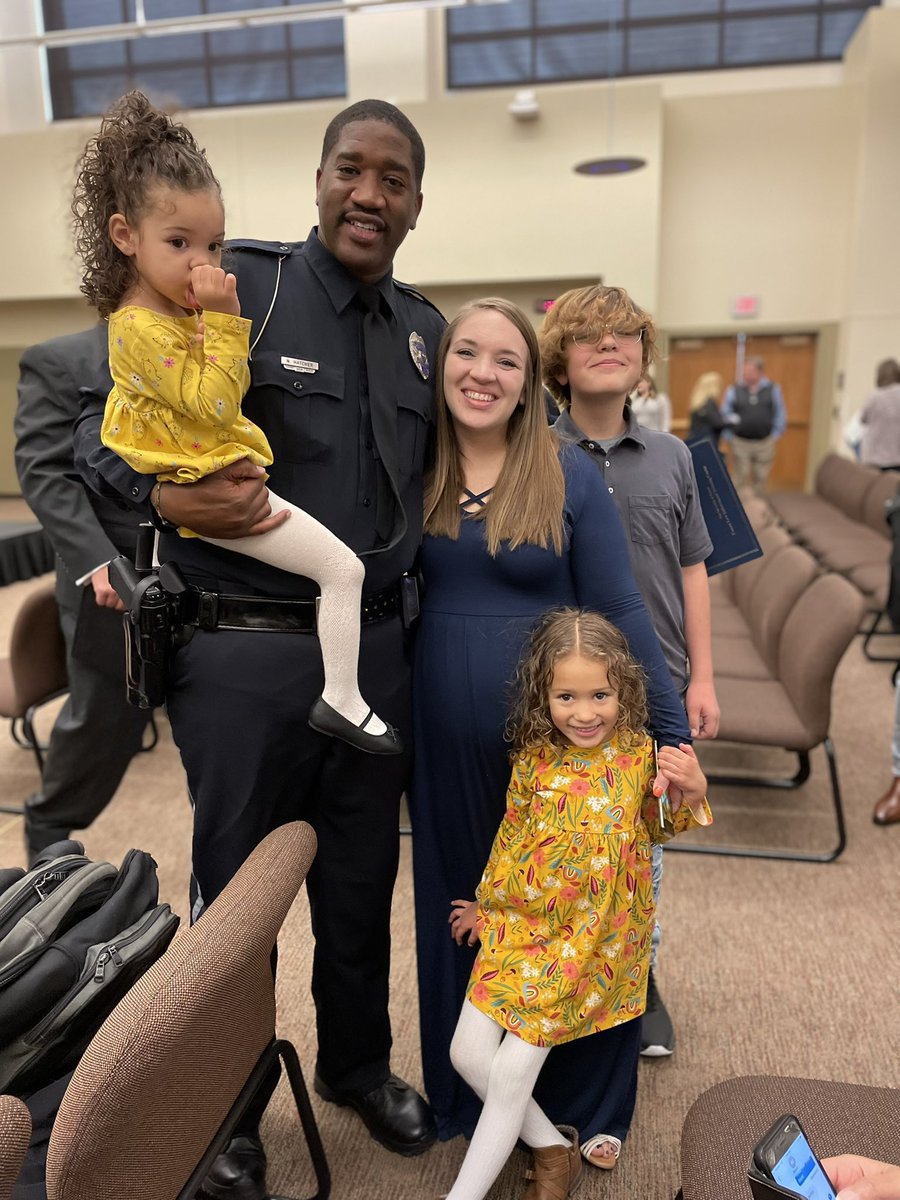 Congrats to my brother-in-law for graduating the police academy today! He’s got a very proud family standing behind him.