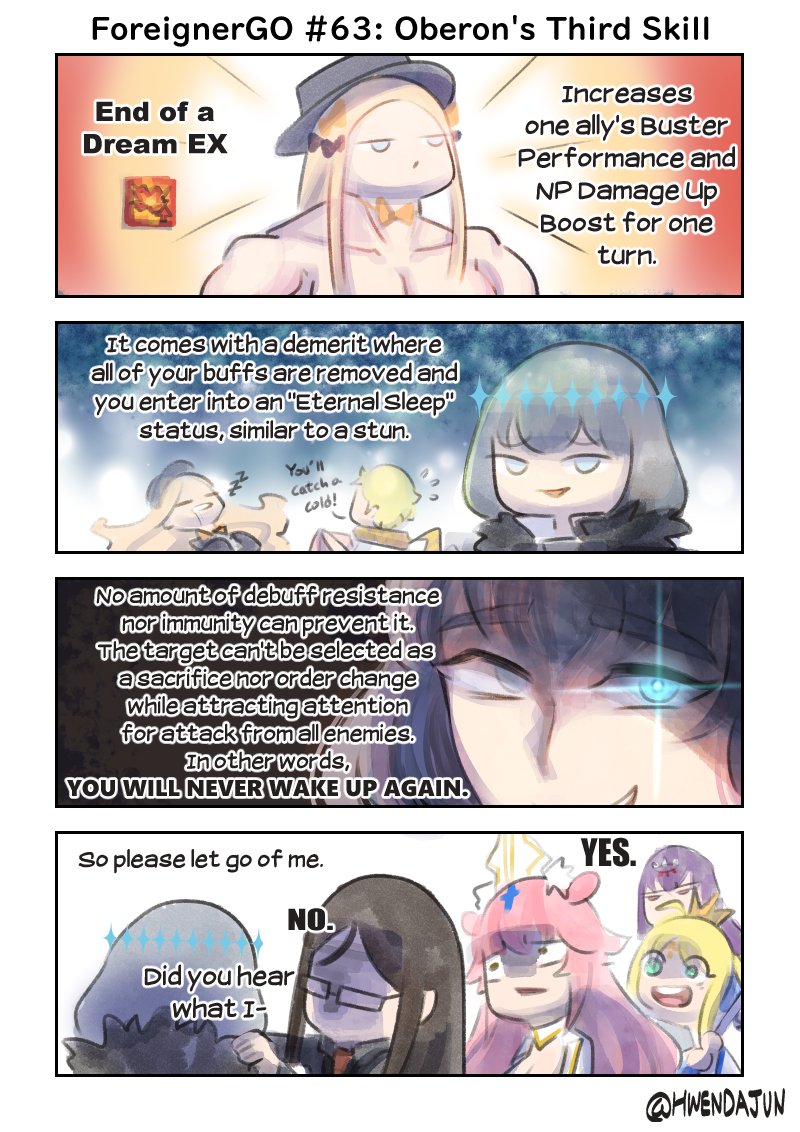 #ForeignerGO #63: Oberon's Third Skill
#FGO #オベロン 