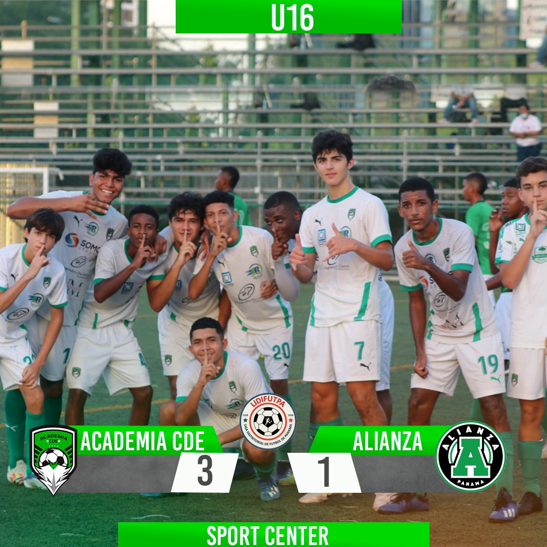 Academia_CDE's tweet photo. Iniciamos el fin de semana de la mejor manera con una victoria 3-1 sobre Alianza FC en jornada de la Liga Distritorial de Panamá.

Goles:
⚽Pablo Espinosa
⚽Carlos Raul Hernández
⚽David López

#AcademiaCDE https://t.co/4nsFQuLWTQ