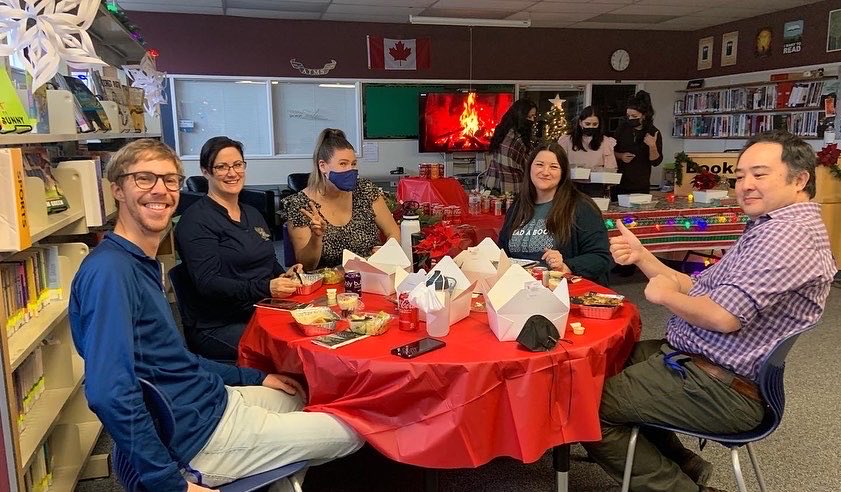 ⁦⁦<a href="/abbytitans/">Abbotsford Traditional</a>⁩ and ⁦<a href="/ATMSSabres/">ATMS</a>⁩ Staff were spoiled by a delicious catered lunch from our PAC. #grateful #appreciative