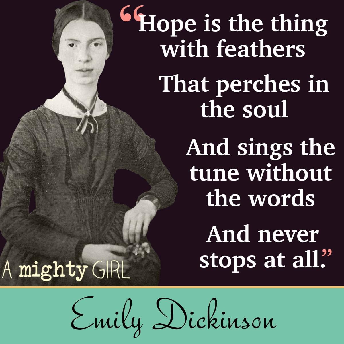 Today in Mighty Girl history, one of the most influential and prolific poets in American history, Emily Dickinson, was born in 1830.

facebook.com/31648931505405…