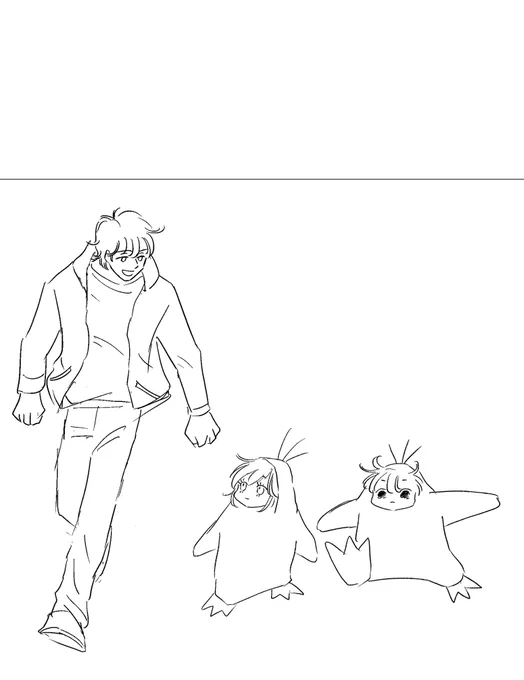 漫画間に合わなかった。。。
おしごと。いってきます。。 