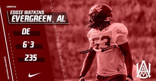 I want to thank Alabama A&amp;M for giving me a second opportunity to play the game I love. I would like to thank all the coaches who recruited and also gave me a chance. With that being said I am committing to Alabama A&amp;M <a href="/AamufbR/">Alabama A&M Football</a> <a href="/jaymai18/">Jason Mai</a> #BDN <a href="/Coach_Poke/">Markus Lawrence</a>  <a href="/CoachA_Ingram3/">Arthur Ingram III</a> <a href="/GMAN_45/">Coach Turner</a>