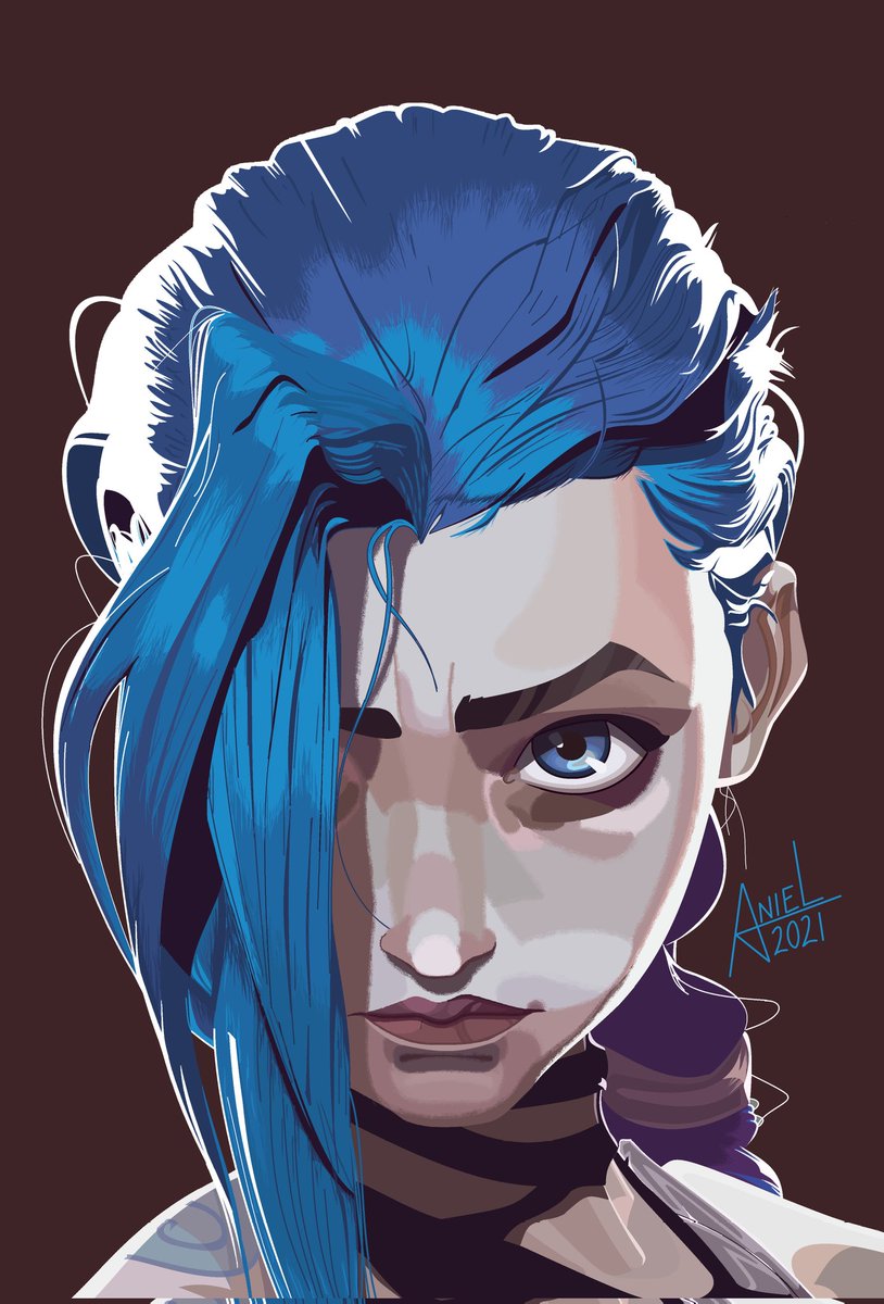 aniel_lazo's tweet photo. Jinx en Paint (Arcane) como me quedó? #arcanefanart #ArcaneArt https://t.co/NxFs54iB5Q