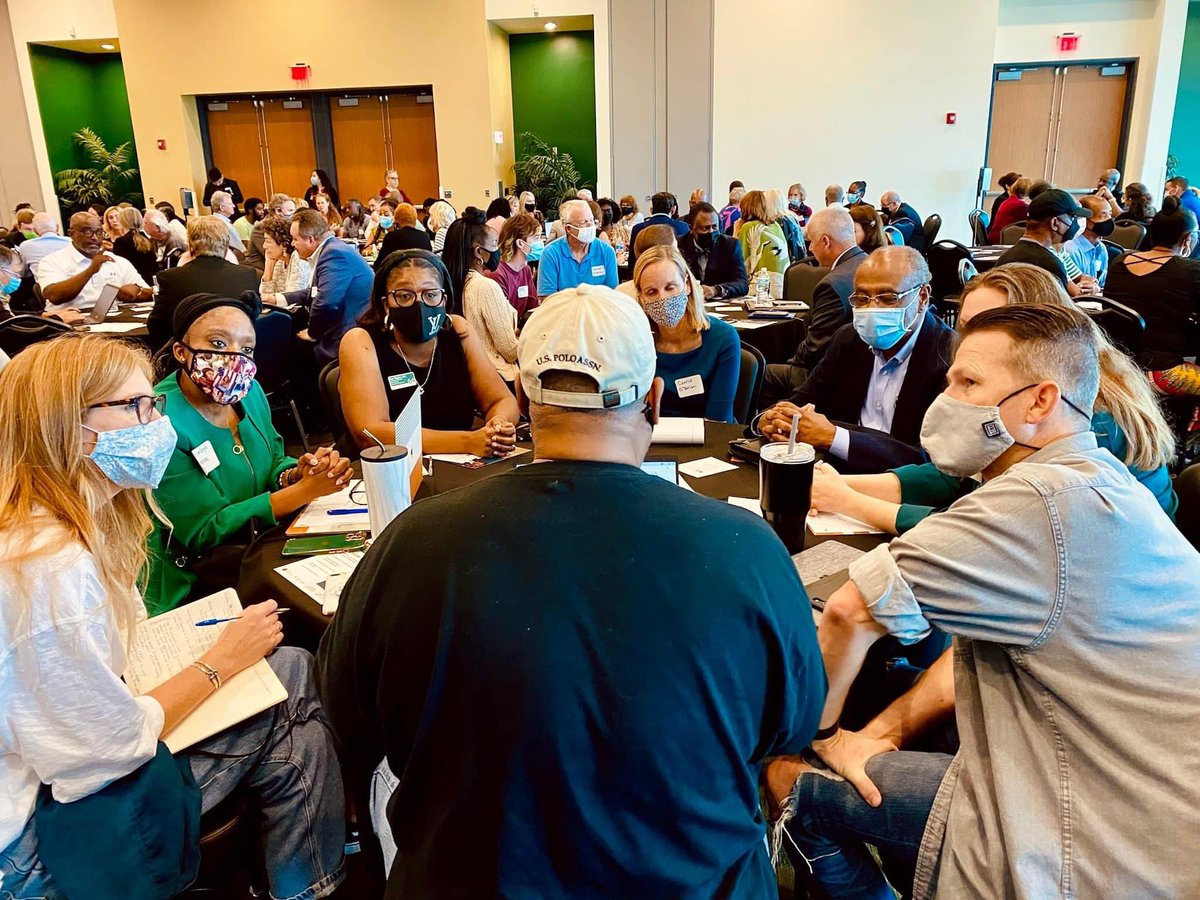 Kenwelch's tweet photo. Thanks to the participants, sponsors and volunteers today for a wonderful first day of Community Conversations at @usfsp! Tomorrow’s session begins at 9 am. More info: https://t.co/0exaxkGwpu. Come out and help shape St. Pete’s future!
#LetsTalkAboutProgress
#WeAreStPete https://t.co/Sb05Doa5X7