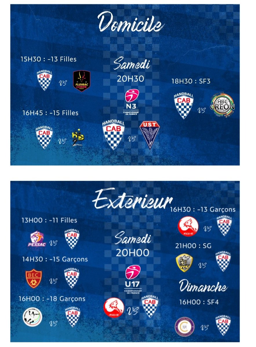 FlorianDarcos's tweet photo. @Villedebegles Ville Sportive 🏉⚽️🏐
https://t.co/osUP0K6r4k

Quelle fin de semaine! En plus de tout le reste🏀🥋... soutenez du @CABCLRUGBY , du @AspomBegles , @CAB_Hand du @cab_football ...

Quelques programmes trouvés! Jetez un œil.

Bravo aux clubs, associations et sportifs. https://t.co/TbyTgR2aWE