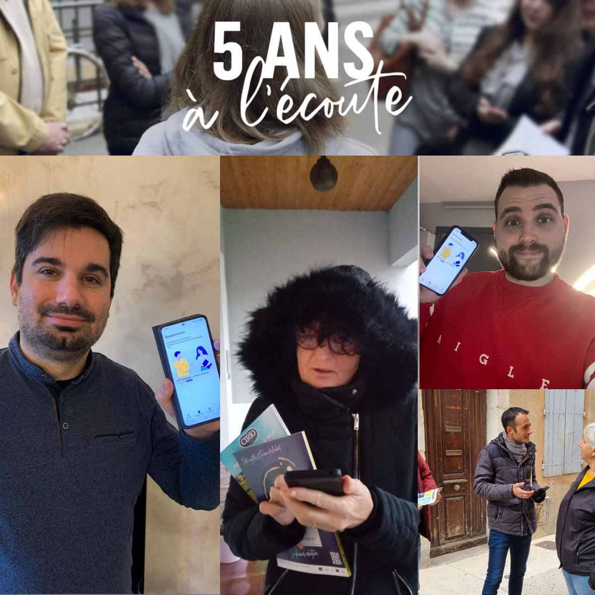 Toutes et tous mobilisés au cours du week-end pour écouter les Drômoises et les Drômois #5ansdeplus #5ansalecoute
5ansdeplus.fr

#ParceQueCestNotreProjet