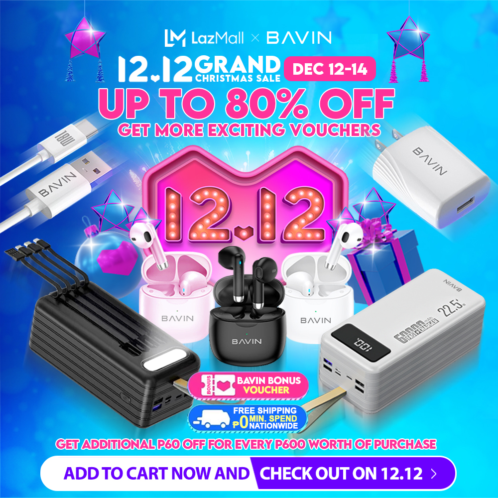 BavinOfficial's tweet image. KaBAVINs 12.12 na! Get your favorite BAVIN products and Let's complete your Christmas wishlist💚 Don't MISS out to collect a Special Bonus Voucher &amp;amp; Get UP TO 80% Off plus Free shipping🎁bit.ly/3CZFEOK
#ChooseBAVINmobileaccessories
#ilovebavin
#bavinph
🛒 Enjoy Shopping!