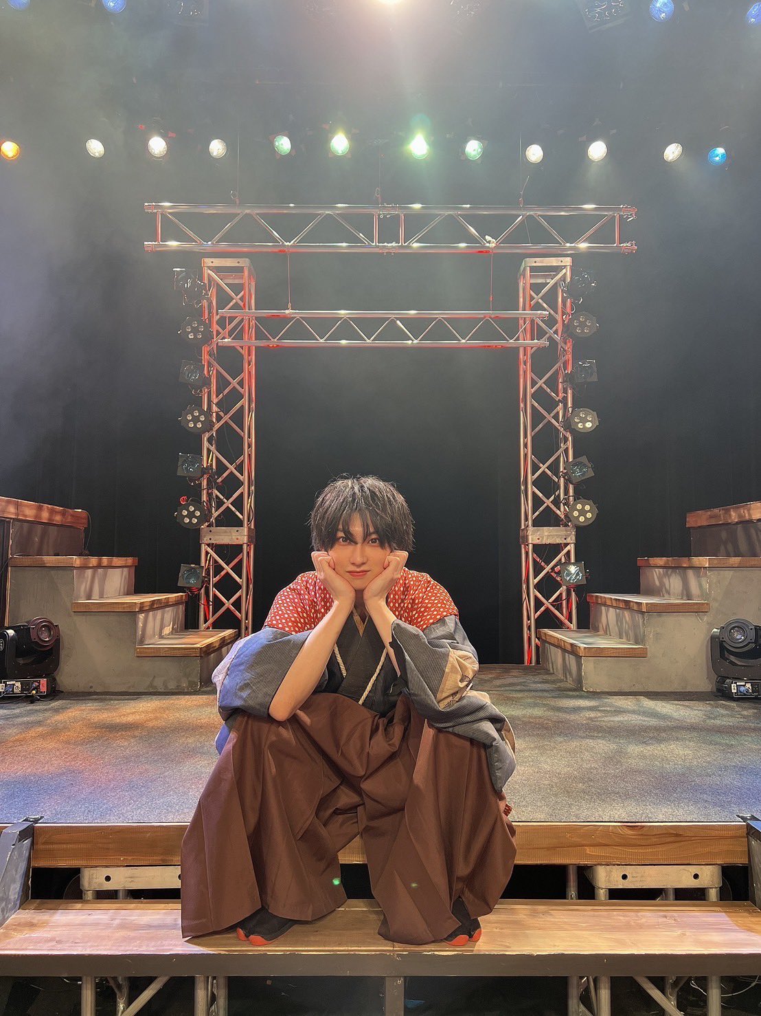 岩崎悠雅 舞台 水月鏡花 マチネ公演ありがとうございましたー 勝海舟さんと いつもアドリブ部分笑わせてもらってます ソワレも頑張るぞー T Co Vx07okq6y9 Twitter