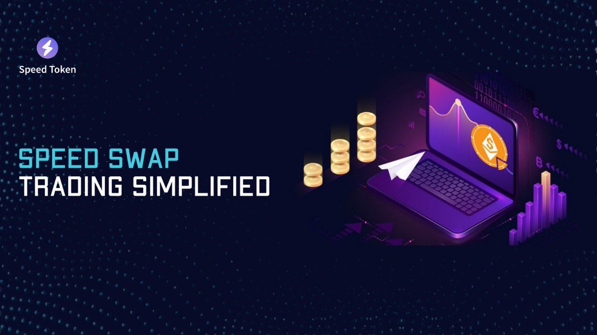 token_speed's tweet photo. Now with Speed Swap, you can seamlessly swap your crypto assets at minimal trading fee and without any restrictions. Get started with https://t.co/VxVpsjmKix now! 
#SpeedToken #Defi #Wallet #Swap #Dex https://t.co/LlgeNyADTW