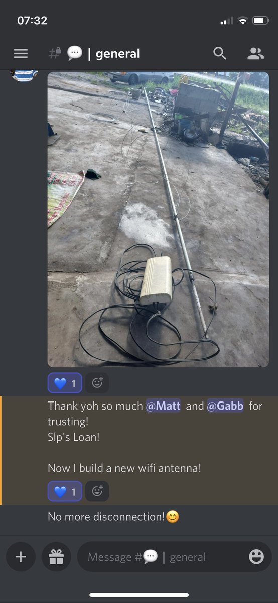AxieSquad_101's tweet photo. One of our family members used our $SLP loan which allows our family to lend $SLP to each other and has used it to buy a WIFI antenna. No more connection issues for him. 👏🏻👏🏻 We administer the loans at no cost to ensure both lender and borrower are paid on time. @AxieInfinity https://t.co/mAGXlnI7Pz
