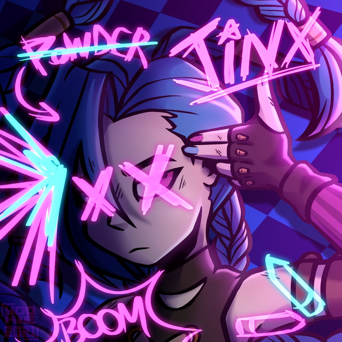 Hexzeon's tweet photo. "You need to let powder die"

Jinx fanart because why not

#Arcane #arcanefanart #Jinx https://t.co/7Y5Ng4yVgh