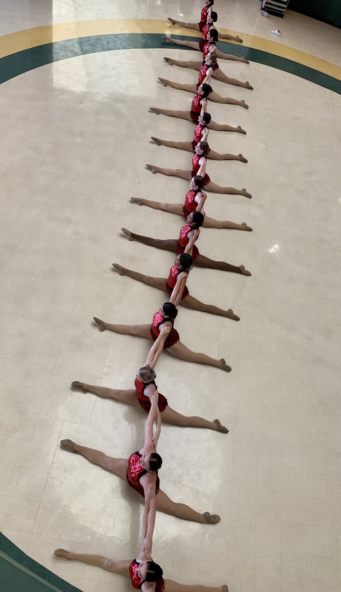 NurseCLHS's tweet photo. So proud of all these girls, all of our dance teams put on a wonderful Christmas showcase today. @CLHSHawks https://t.co/Q5qjbgIO9q