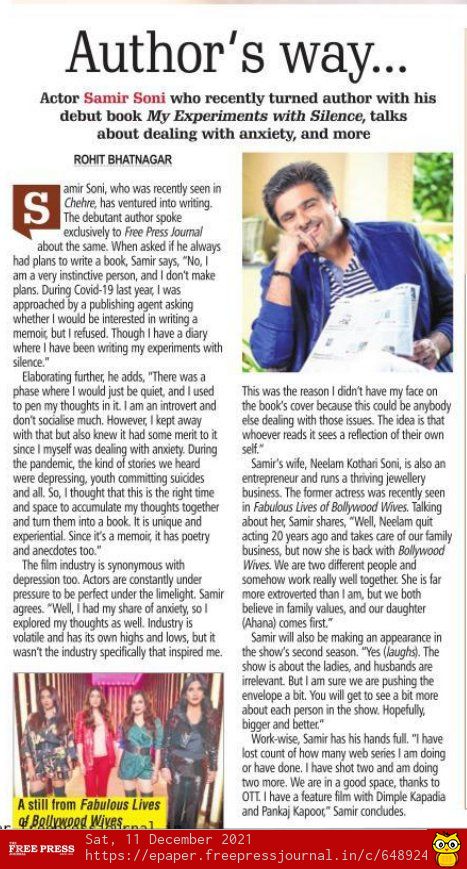 Revealed! Will @samirsoni123 be a part of Fabulous Lives of Bollywood Wives season 2? By @justscorpion @neelamkothari #Entertainment #EntertainmentNews freepressjournal.in/entertainment/…