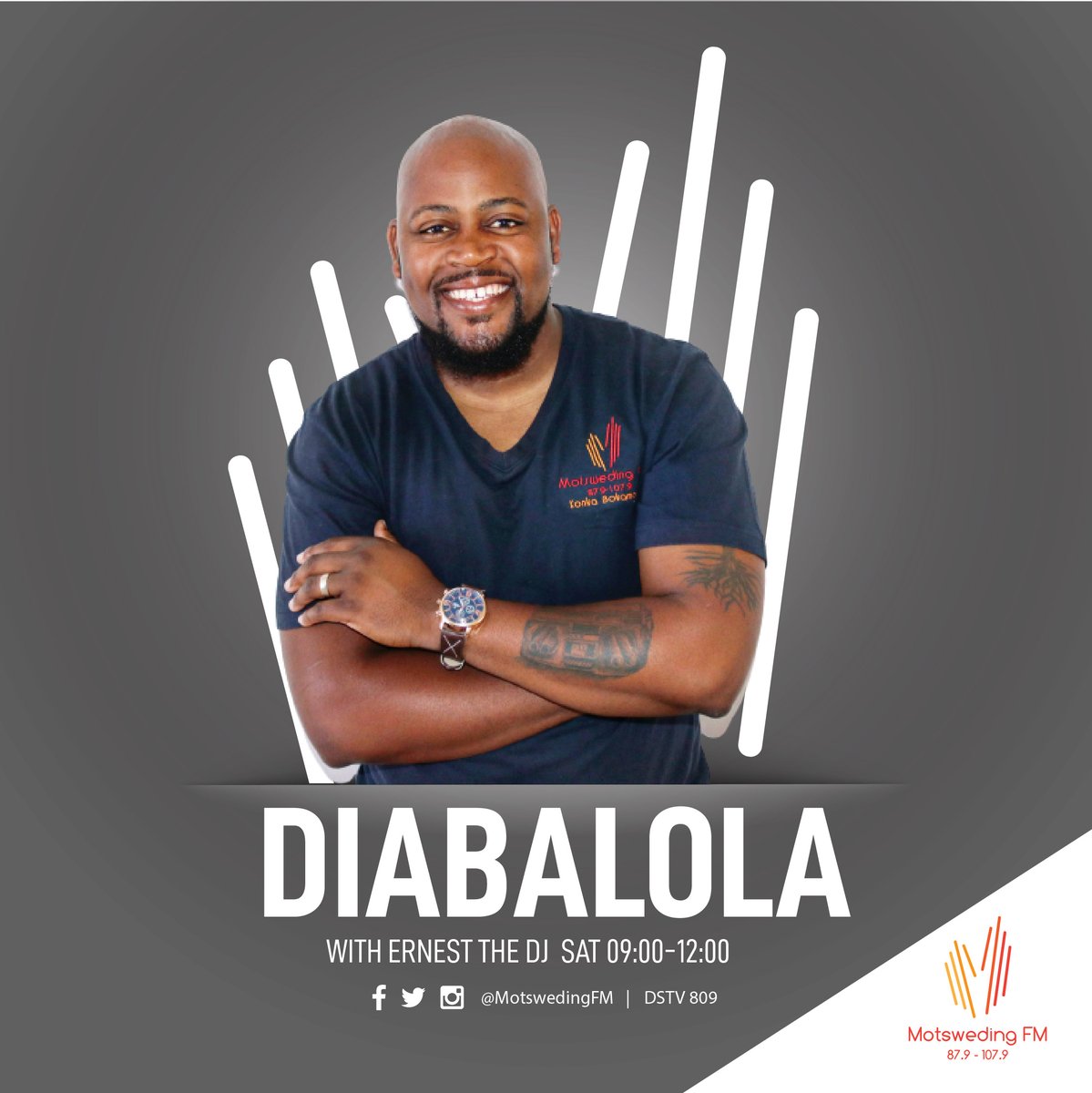 motswedingfm's tweet photo. Tse 3️⃣0️⃣ dipina tse di ko setlhoeng le @ernestthedj #diabalola

#MotswedingMoMonateng
#KonkaBokamoso https://t.co/vf70SzBad9