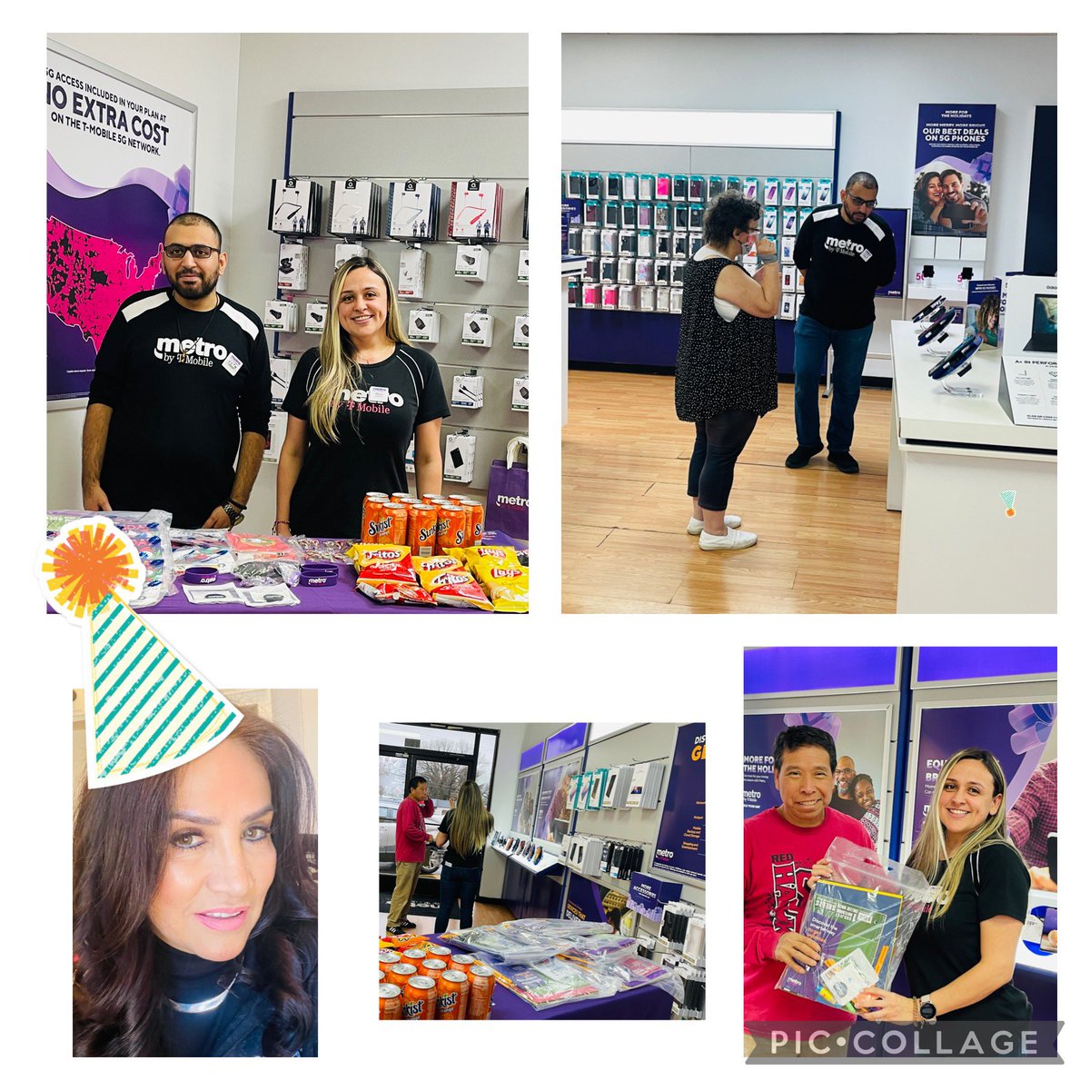 The Metro by T- Mobile team at 2403 Nolensville are helping customers with their wish Christmas list. Only one place has all together, Best plans, great devices, &amp; more deals and Leader in 5G . 🎄🎄<a href="/R_Carte06/">Randall Carter</a> <a href="/WinstonAwadzi/">Winston Awadzi</a> <a href="/thayesnet/">Terry Hayes</a> <a href="/SteveGerevas/">Steve Gerevas</a> <a href="/MetroByTMobile/">Metro by T-Mobile</a>