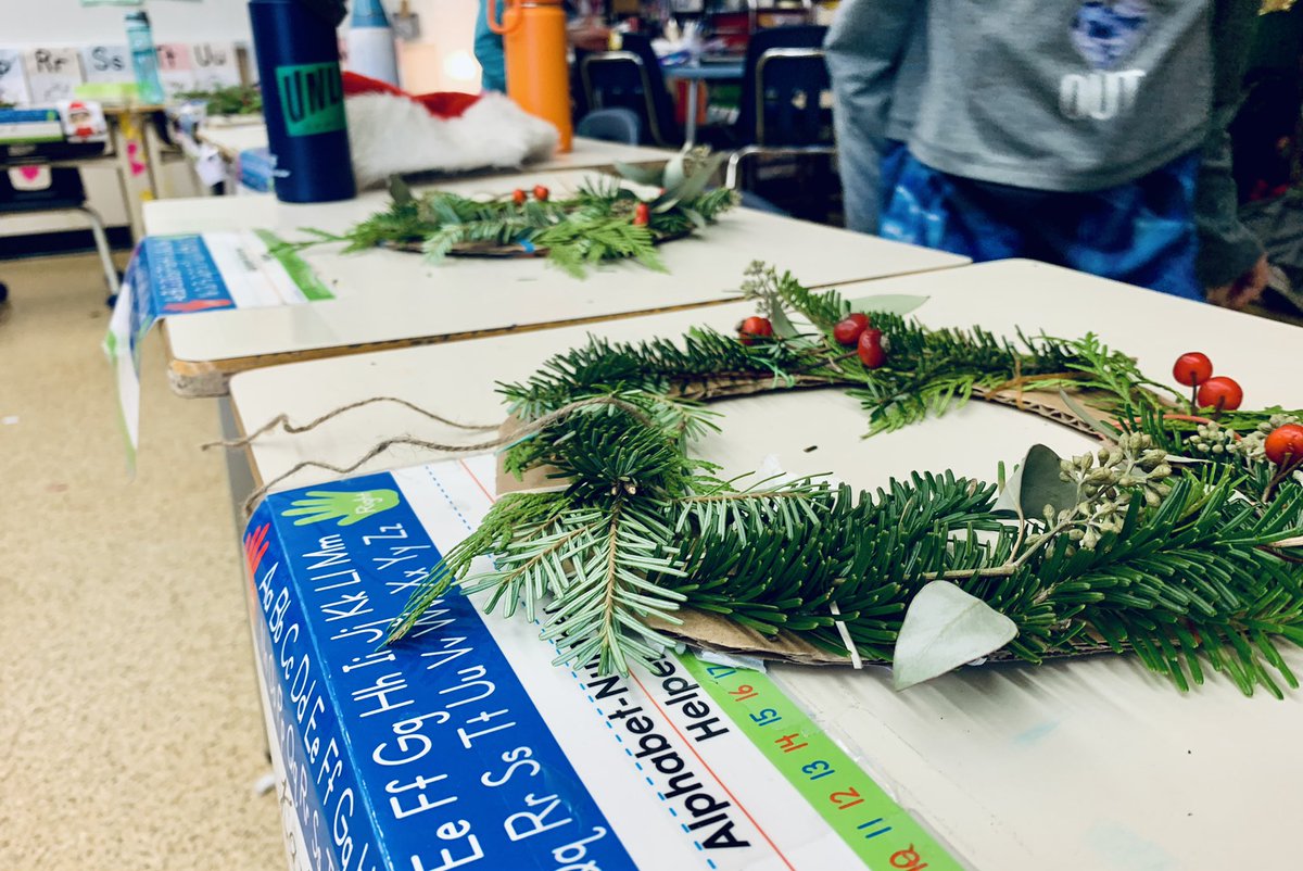 JES_CBE's tweet photo. Grade 1s spreading holiday cheer with these wreaths made from real plantsπ±π What a highlight of our week! It is such a beautiful time to come together as a community! π#localplants #JES #holidayseason #joy #cbe https://t.co/bpRHLStj8q