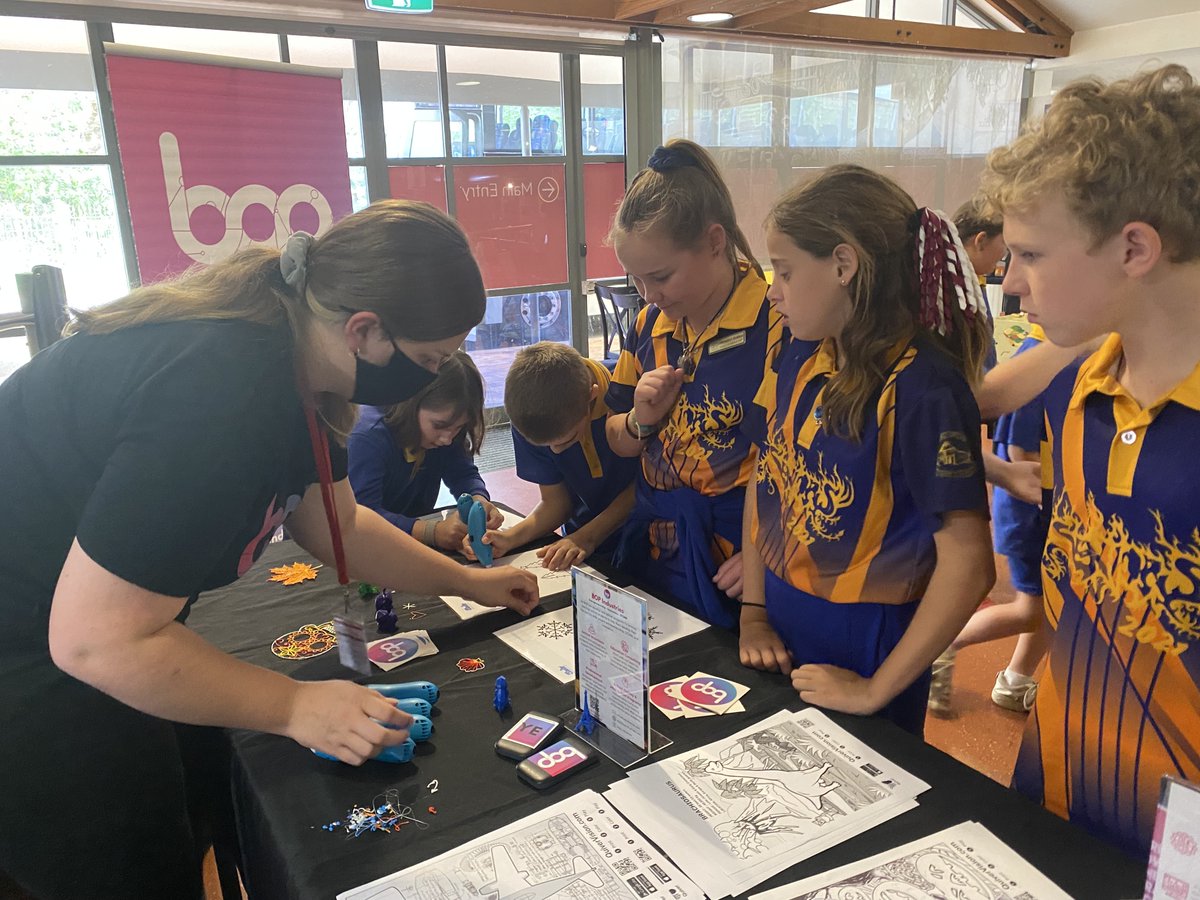 Our hands on tech activations are definitely a favourite here at BOP! This year we have loved taking our 3D printed pens, holograms, augmented reality, and robots to events across the state as we show students the creative side of technology.