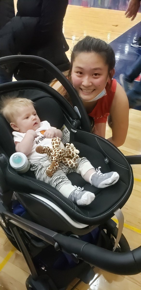 Loved seeing so many Bobcats and Hustle players tonight. Thank you for being people and players that Eleanor can look up to.