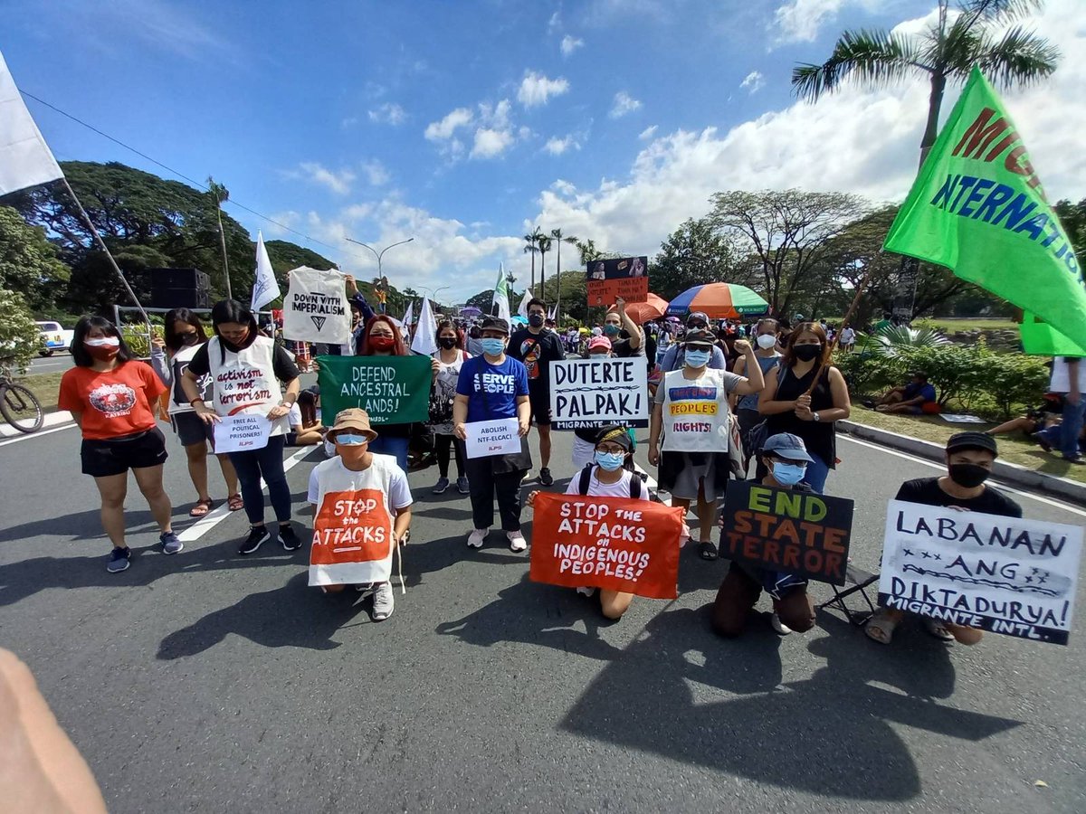 Joining the peoples protest during the International Human Rights Day 2021