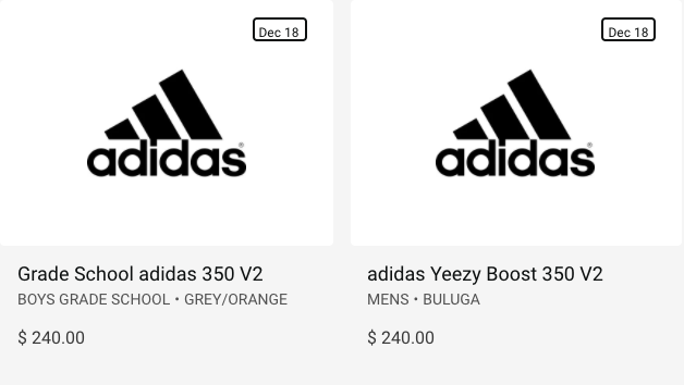 BOOSTLINKS's tweet photo. adidas Yeezy 350 V2 'Beluga Reflective' loaded on Champs Calendar - December 18th => https://t.co/xzn7U7Ccc3 https://t.co/bfgKRvLTzu