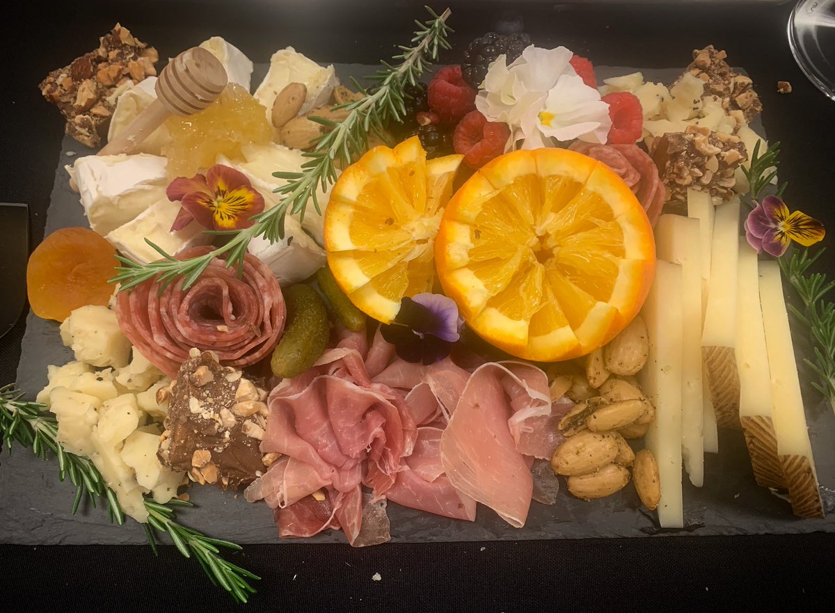 L_Envision's tweet photo. So, #envisionlife is team building that involves #food! First time making a charcuterie board! #teambuilding #yum #cheese https://t.co/nRBB0FjCUi