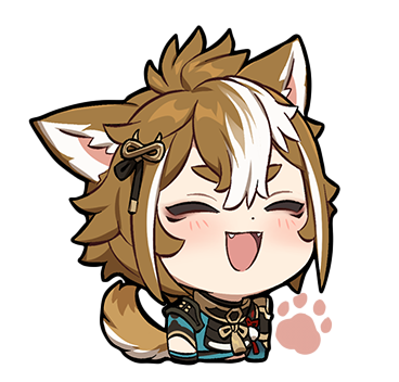AeEntropy's tweet photo. #Gorou stickers cleaned up from the introduction tweet. https://t.co/ikiUpddZTg